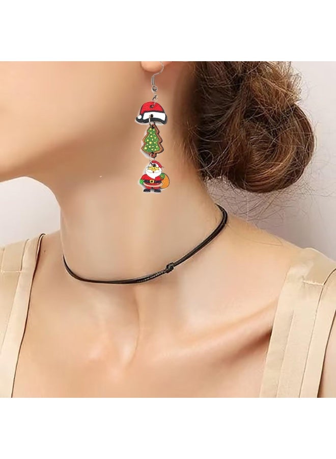 Y&D Christmas Earrings For Women, Drop Earrings Holiday Jewerly Festive Decorations Accessories - Image 4
