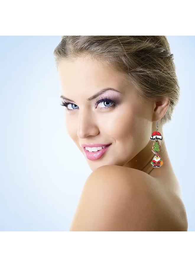 Y&D Christmas Earrings For Women, Drop Earrings Holiday Jewerly Festive Decorations Accessories - Image 5