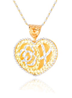 Majestic 22k Gold Heart Pendant