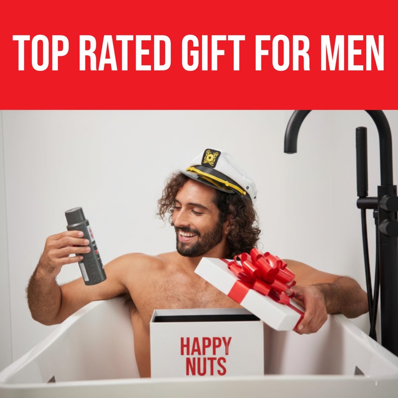 HAPPY NUTS Comfort Powder Deodorant For Men: Anti-Chafing Sweat Defense, Odor Control, Aluminum-Free, Perfect Stocking Stuffer Gift for Men's Private Parts 6 oz (1 Pack), Fragrance-Free - Image 3