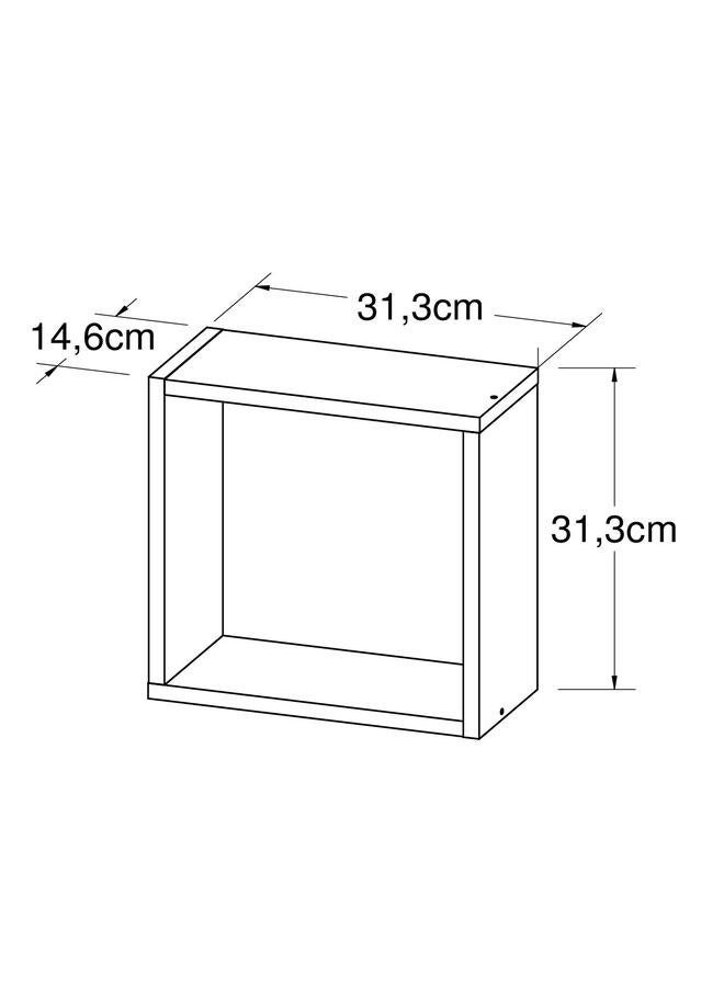 ارت ان  فريم ديكوري للحائط صغير لون ابيض 31.3*31.3 - Image 2