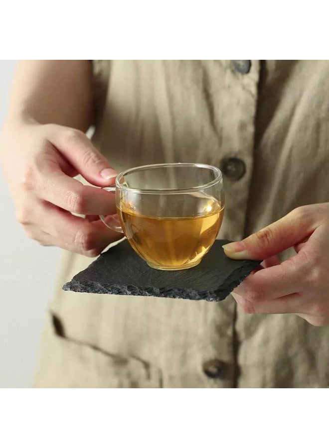 Daily Use Tableware Kitchen Utensils/placemats Cup Mats/placemats Coasters Napkin Rings-Color:Square Coasters 10cm * 10cm  - Image 4