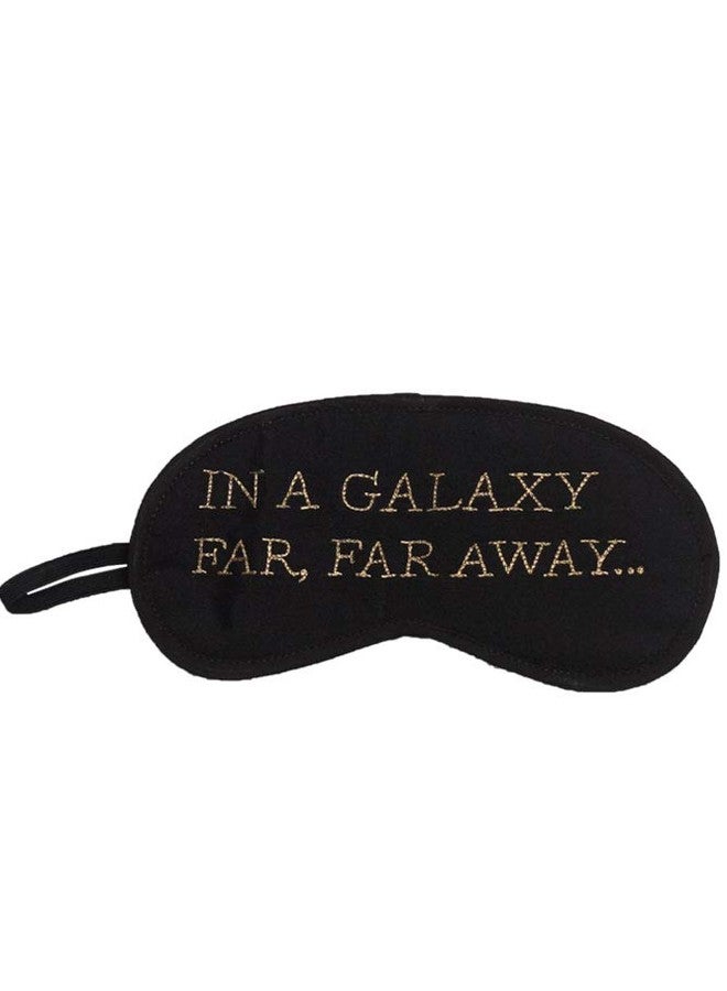 BAND BOX Hand-embroidered Black Eye Mask for sleeping | Soft And Comfortable Sleeping Eye Mask, Unisex Eye Mask - Image 1