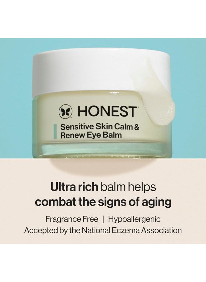 Honest Beauty Calm + Renew Anti-Aging Melting Eye Balm for Sensitive + Dry Skin | Shea Butter, Argan Oil, + Aloe | EWG Verified, Vegan + Cruelty Free | .5 fl oz  - Image 3