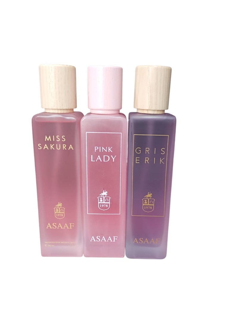 ASAAF PACKAGE ASAAF FOR WOMEN 3* PCS 200 ML - Image 1