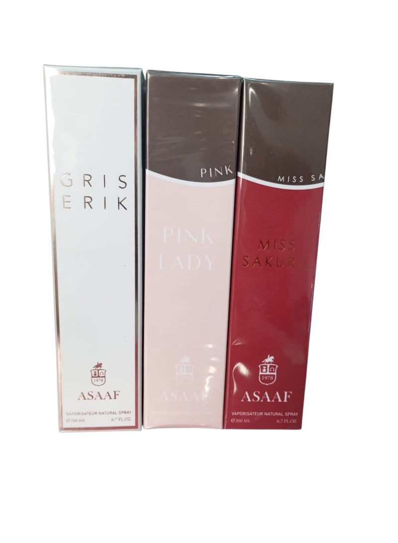 ASAAF PACKAGE ASAAF FOR WOMEN 3* PCS 200 ML - Image 2