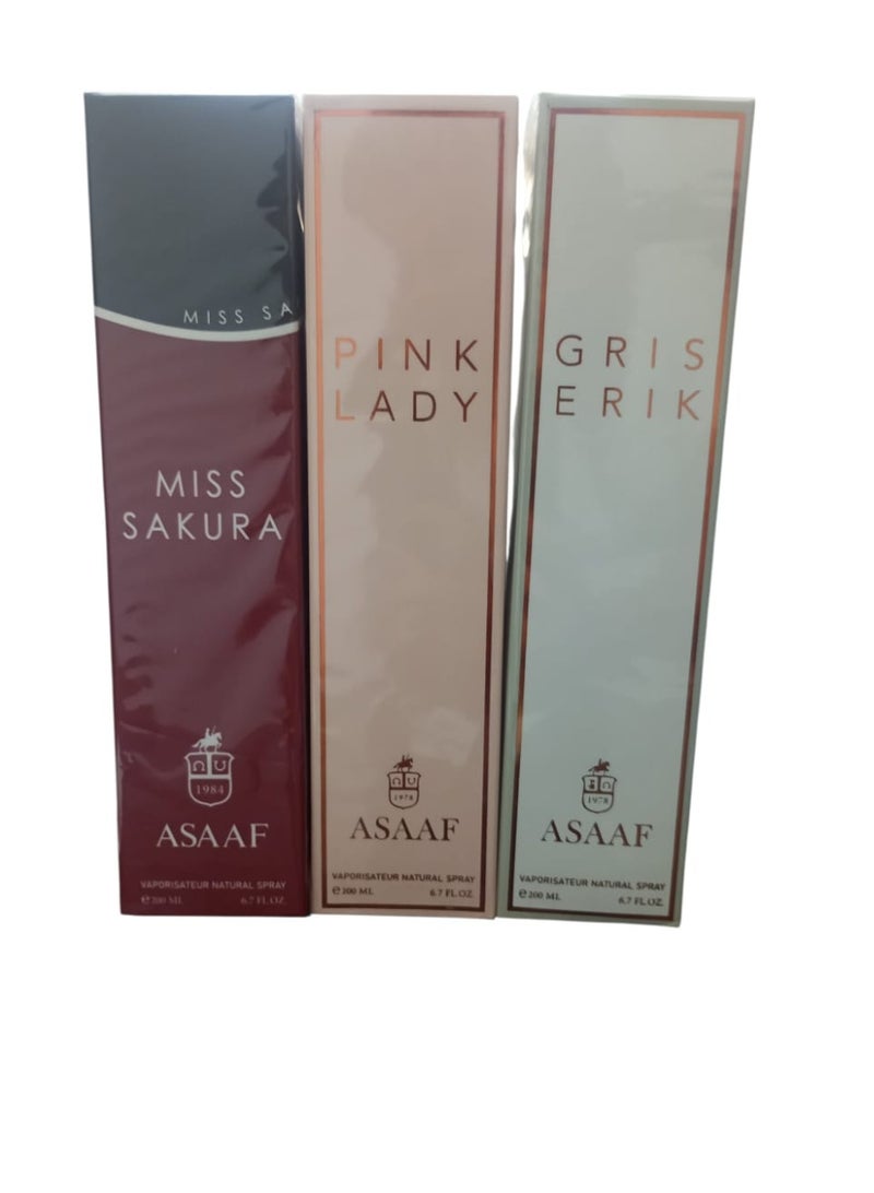 ASAAF PACKAGE ASAAF FOR WOMEN 3* PCS 200 ML - Image 2