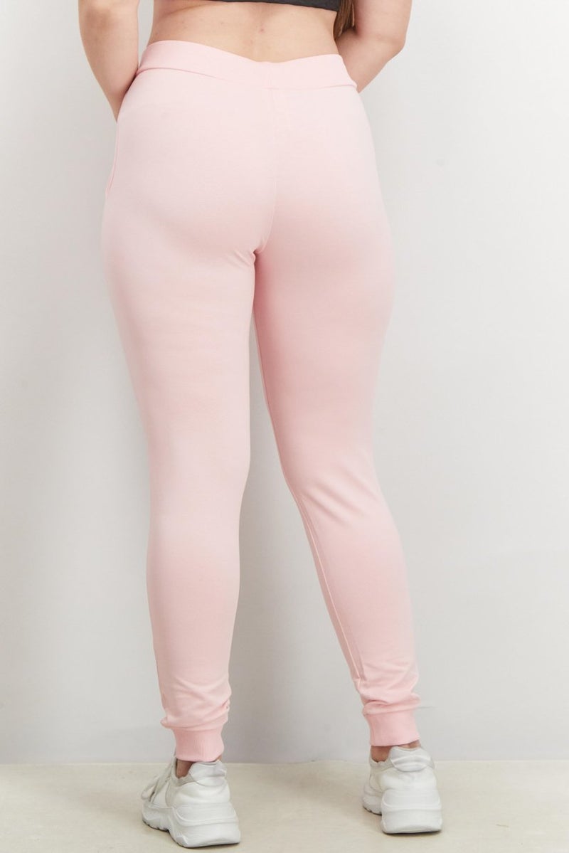 MOSCHINO Women Regular Fit Printed Stretchable Sweatpants, Pink - Image 4