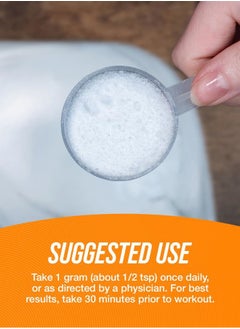 BULKSUPPLEMENTS.COM .com BCAA 2:1:1 Powder - Branched Chain Amino Acids, BCAAs Amino Acids Powder - Unflavored & Gluten Free, 1g per Serving, 250g (8.8 oz) (Pack of 1)  - Image 4