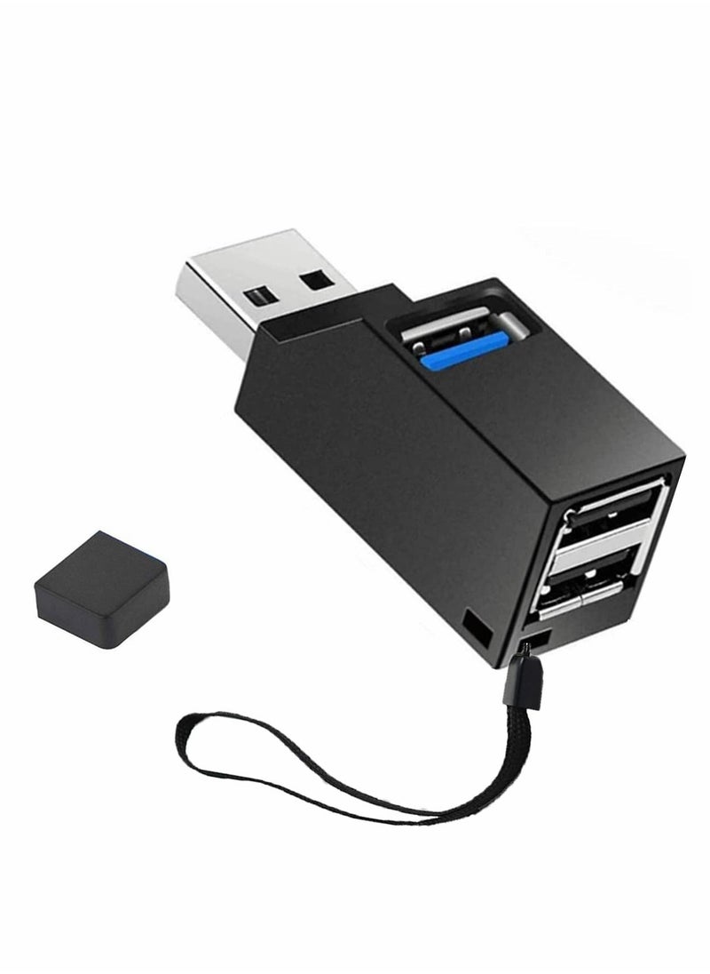 Generic - موزع USB 3.0، موزع عالي السرعة بثلاثة منافذ، يعمل بنظام التوصيل والتشغيل، لأجهزة الكمبيوتر المحمولة، ومحركات أقراص فلاش USB، والقرص الصلب المحمول، ولوحة المفاتيح، والفأرة، والقرص الصلب المحمول، والطابعة، لجميع أجهزة USB، وسهل العمل في الخارج - Image 1