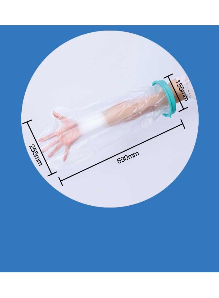 Generic PICC Line Arm Sleeve Protector For Bath Adult Large Waterproof Arm Cast Cover Comfortable Shower Bag For Broken Wound Elbow Reusable Bandage Cover Dressing Protector - Image 1