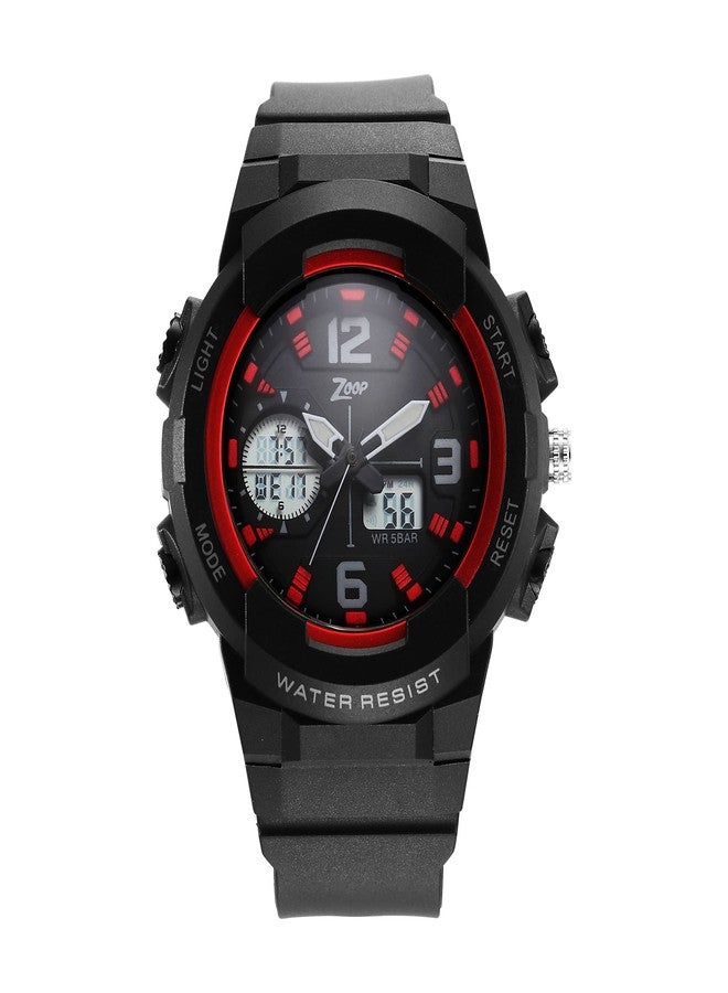 Zoop Analog Digital Watch with Black Dial & Black Strap for Boys Kids, from House of Titan - NT26026PP03W - Image 1