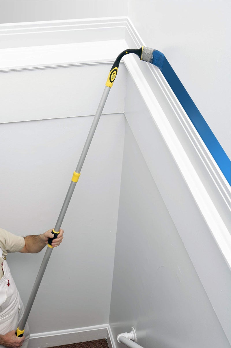 Richard 80833 Goose Neck Angular Paint Brush with Flexible Soft Grip Handle, 2-1/2" - Image 4