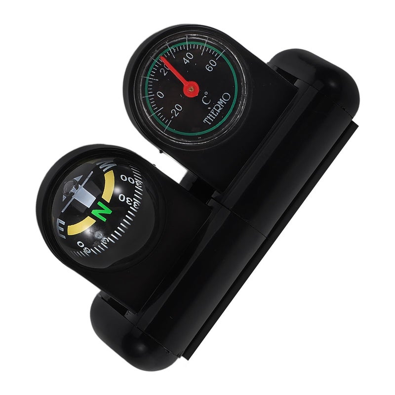 Rotatable Car Compass Thermometer Dashboard Mount Direction Indicator Ball Easy Install - Image 2