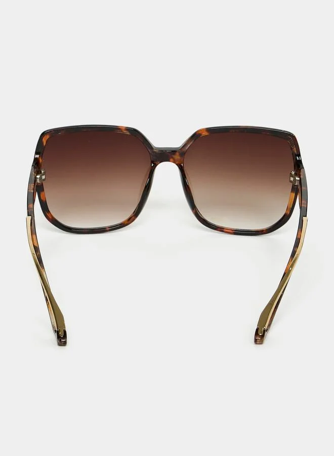 Styli Oversized Tortoise Sunglasses