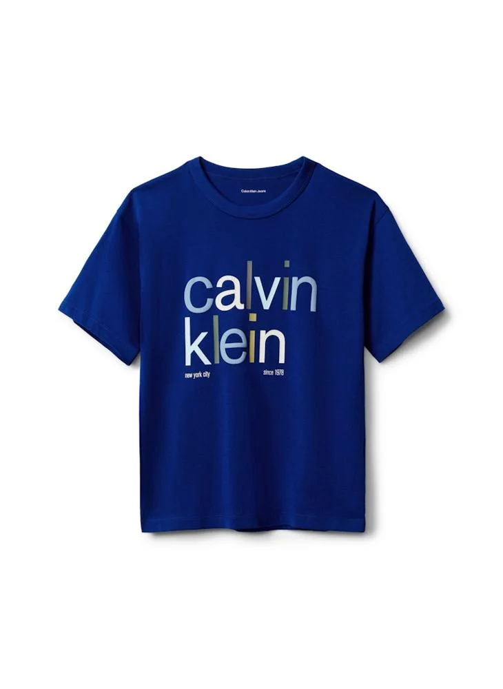 كالفن كلاين جينز Youth Graphic Crew Neck T-Shirt