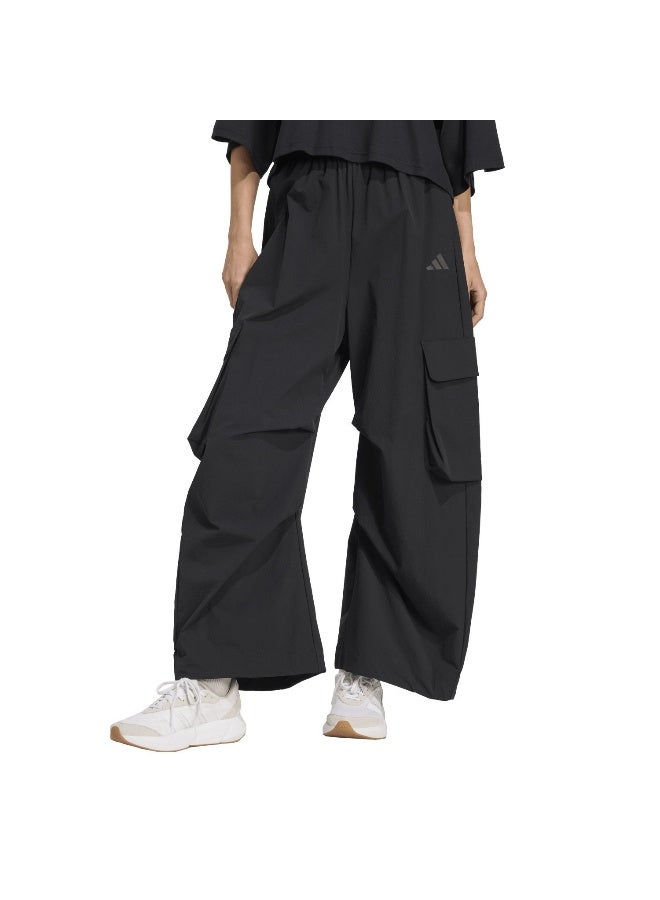 Adidas W Ct Hero Cargo Black Training Pants For Women L - Image 2