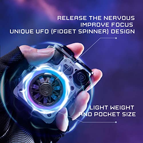Muzen Cyber Cube-Pro Bluetooth Speaker, Bluetooth 5.0, Portable Speaker with Fidget Spinner, Crystal Clear Sound with RGB Led Light Wireless Speaker, Waterproof Speakers for Indoor Outdoor - Image 3