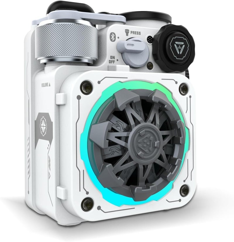 Muzen Cyber Cube-Pro Bluetooth Speaker, Bluetooth 5.0, Portable Speaker with Fidget Spinner, Crystal Clear Sound with RGB Led Light Wireless Speaker, Waterproof Speakers for Indoor Outdoor - Image 1