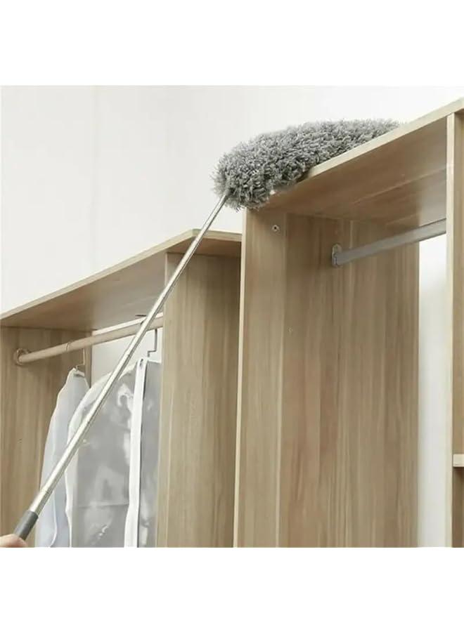 PROMASS 2pc, Small Electrostatic Microfiber Dusters, Retractable Dust Removal Brush, Dusting Brush, Reusable Washable Furniture Dust Duster For Fan, Desktop, Keyboard, Furniture, Car, Cleaning Supplies - Image 5