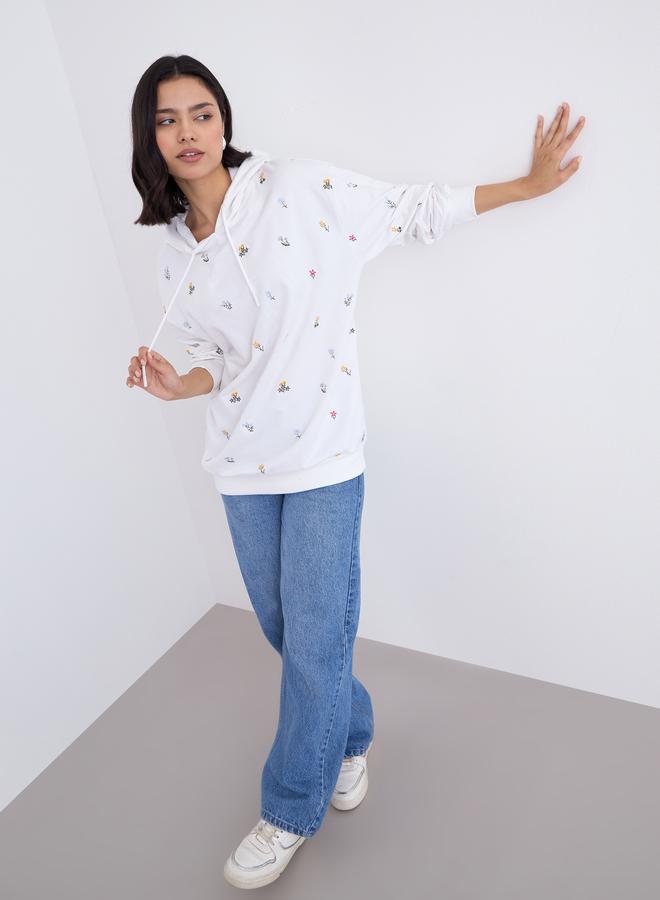 ستايلي هودي بتفاصيل مُطرزة - Image 2