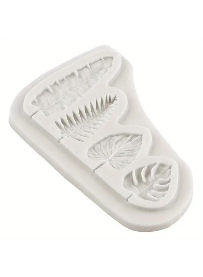 Gray Tropical Palm Turtle Leaf Silicone Mold Reusable For Resin Soap Chocolate - Image 4