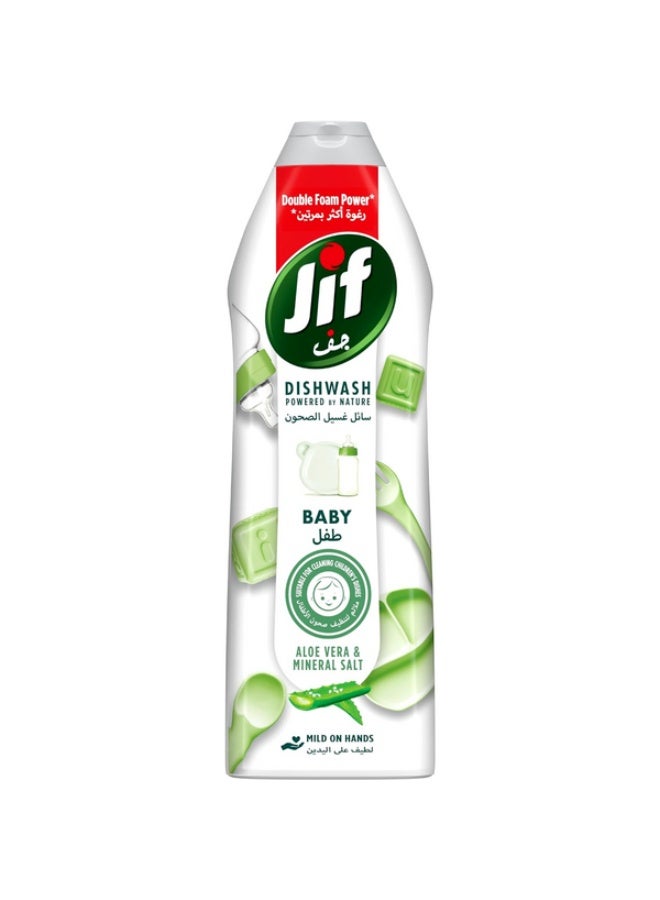 Jif Baby Double Foam Power Aloe Vera and Mineral Salt Dish Wash Cleaner Liquid 750ml 69592639 - Image 2