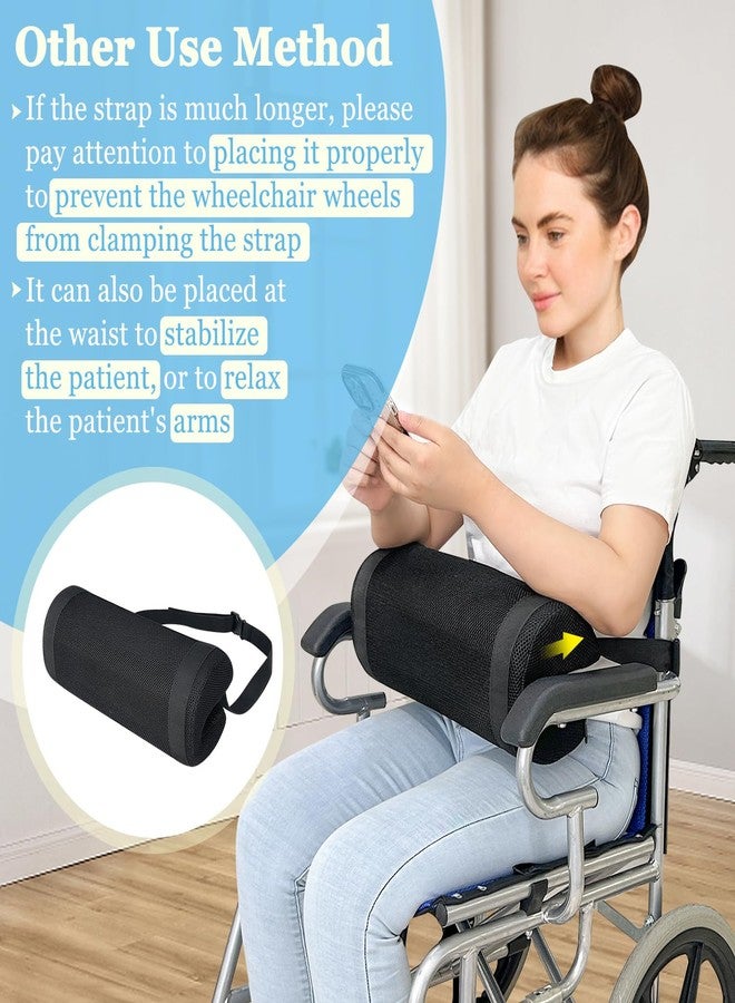 Mistuki Wheel Chair Cushions for Seniors Pommel Wedge Wheelchair Seat Belt to Prevent Forward Sliding Transport Chair Safety Strap Dementia Patient Leg Support Improves Positioning Harness Cushion - Image 5