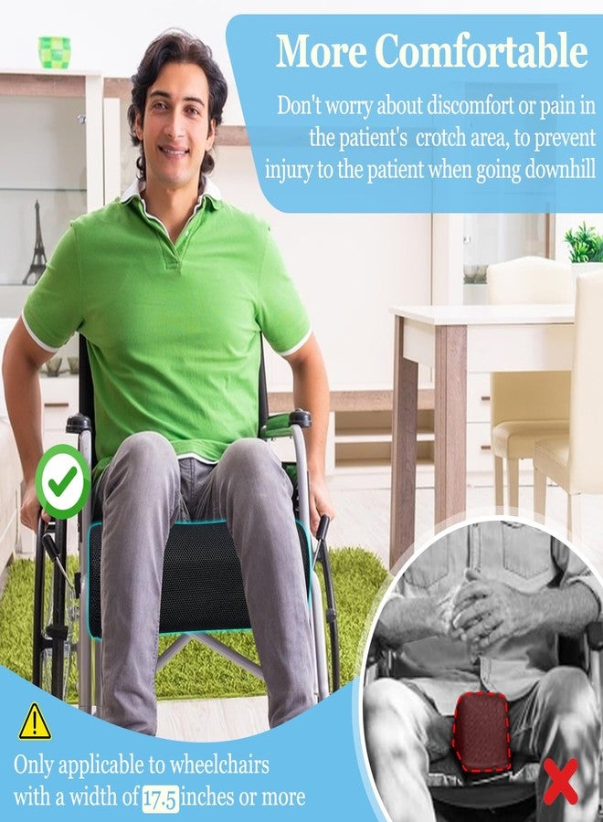 Mistuki Wheel Chair Cushions for Seniors Pommel Wedge Wheelchair Seat Belt to Prevent Forward Sliding Transport Chair Safety Strap Dementia Patient Leg Support Improves Positioning Harness Cushion - Image 4