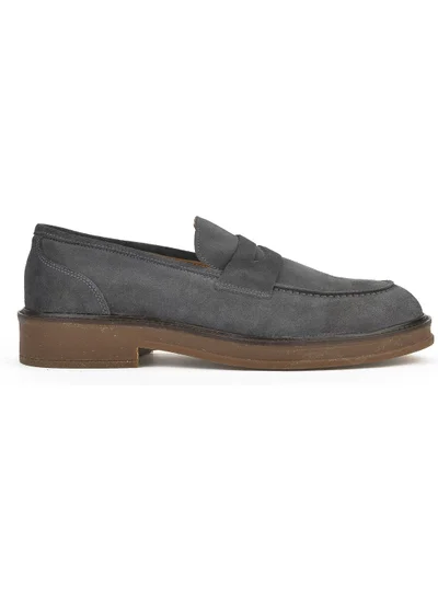 Ziya , Men's Genuine Leather Shoes 1431043Z0212 Anthracite