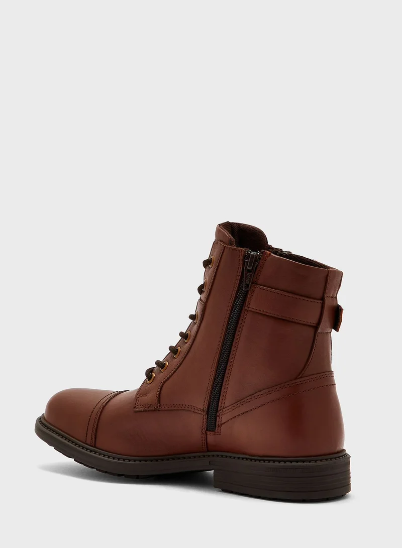 JACK & JONES Holland Formal Lace Up Boots
