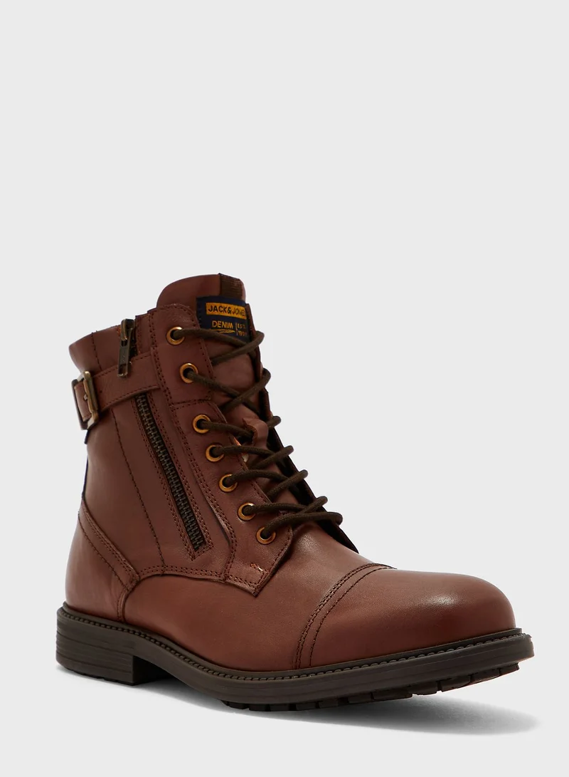 JACK & JONES Holland Formal Lace Up Boots