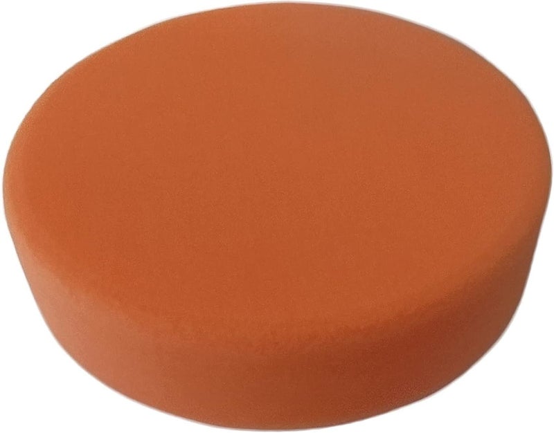 Inditrust New 180mm M-14 Thread Auto Car Detailing Polishing Pads Sponge Buffing Waxing Pad Wheel for Car Polisher Buffer Orange Pad Car Styling Vehicle Polisher (7 inch) - Image 3
