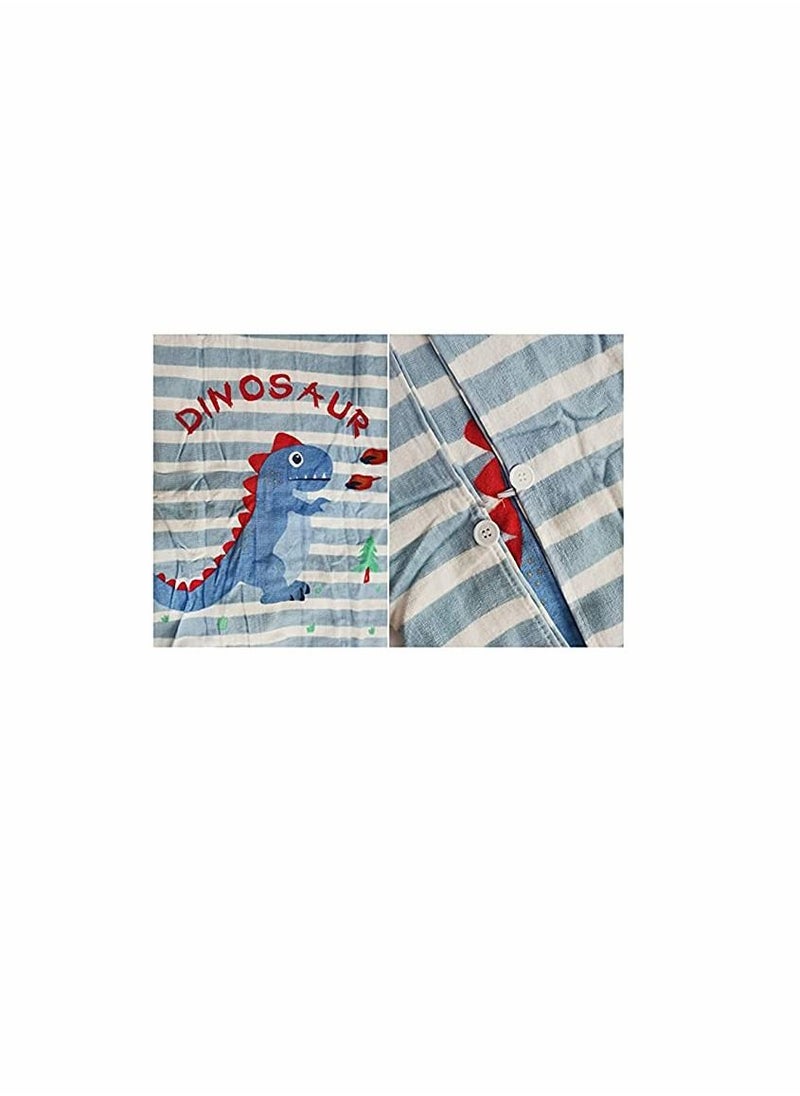 Excefore Kids Bath/Pool/Beach Hooded Poncho Towel-Cartoon Animal Pattern Cotton Beach Towel for Baby and Kids (Dinosaur)  - Image 5