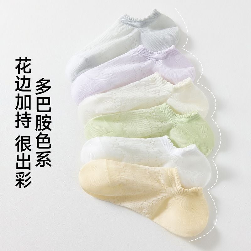Women's Lace Ankle Socks Breathable Non-slip - Image 5