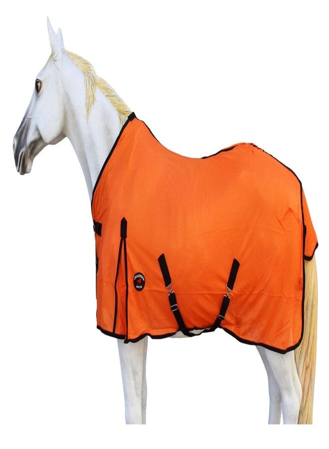 Challenger 60" Horse Mesh Summer FlySheet Spring Airflow Orange 7309 - Image 1