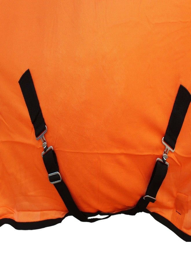 Challenger 60" Horse Mesh Summer FlySheet Spring Airflow Orange 7309 - Image 4