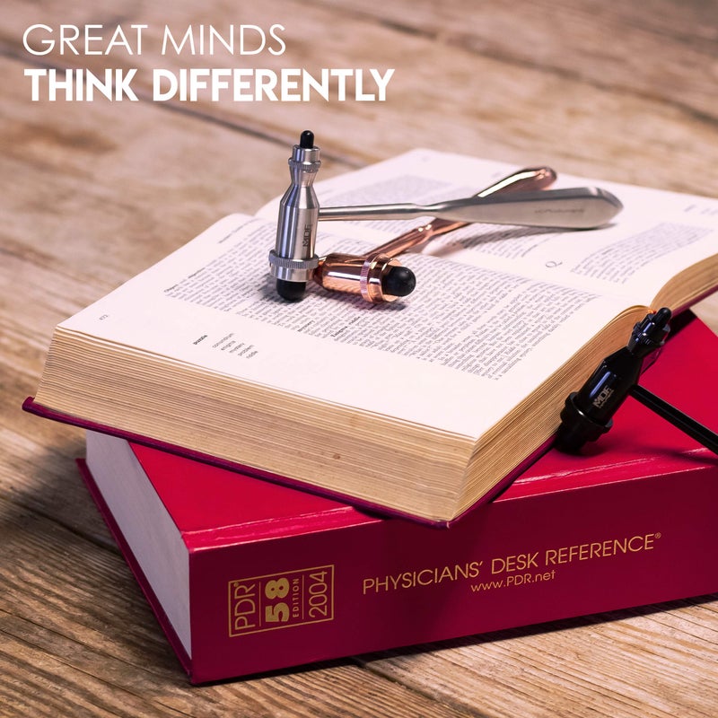 MDF Instruments, Tromner Neurological Reflex Hammer with Pointed Tip Handle for Cutaneous and Superficial Responses - Free-Parts-for-Life (MDF555) (All Black (Blackout)) - Image 3