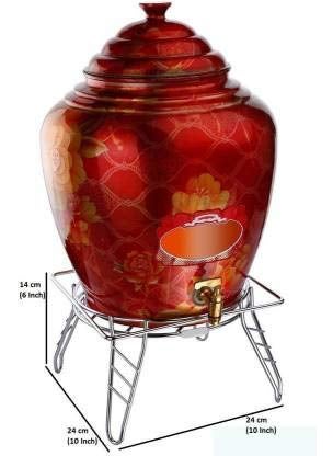 Kavid Kavid Fancy Water Pot and Matka Stand Stainless Steel Pot Stand Matka Kitchen Rack Steel Matka Kitchen Rack Chrome Plated for Home Matka Kitchen Rack Pack of 1  - Image 2