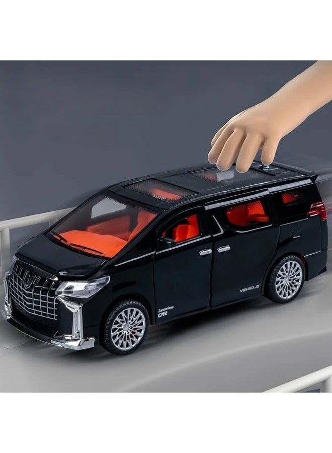 Toy Box Inertia Pull back Alloy Metal car toy with lighting sound simulation commercial car model boy gift Toy car holiday gift  - Image 2