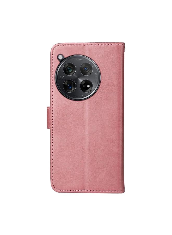 اس-توب جراب هاتف OnePlus 12R من الجلد الكلاسيكي بتصميم قلاب من نسيج العجل - Image 3