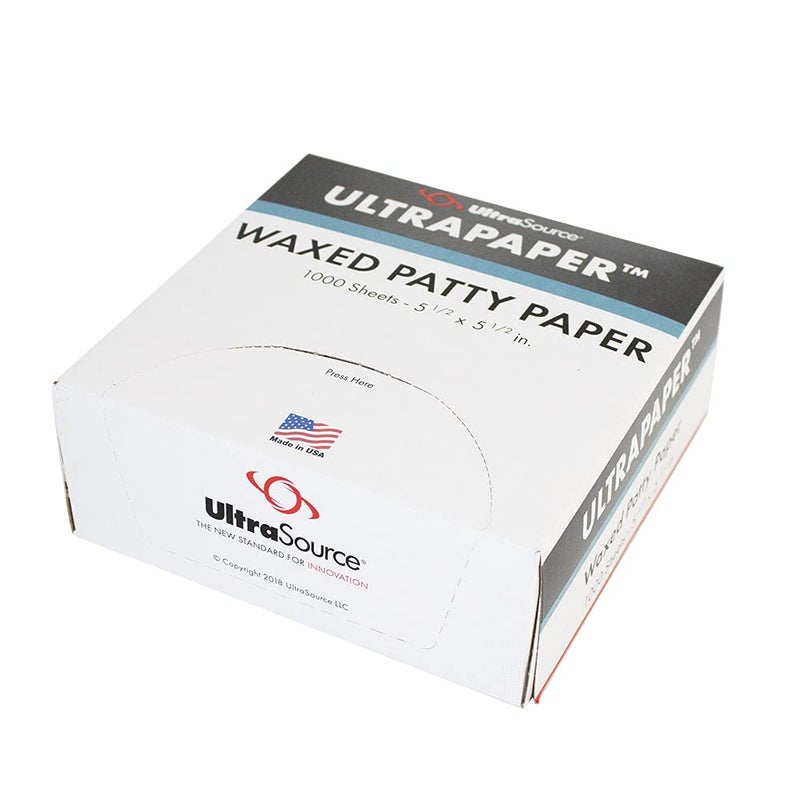 UltraSource ورق برجر الترا بيبر، 5.5" × 5.5" مربعات (عبوة من 1000) - Image 1