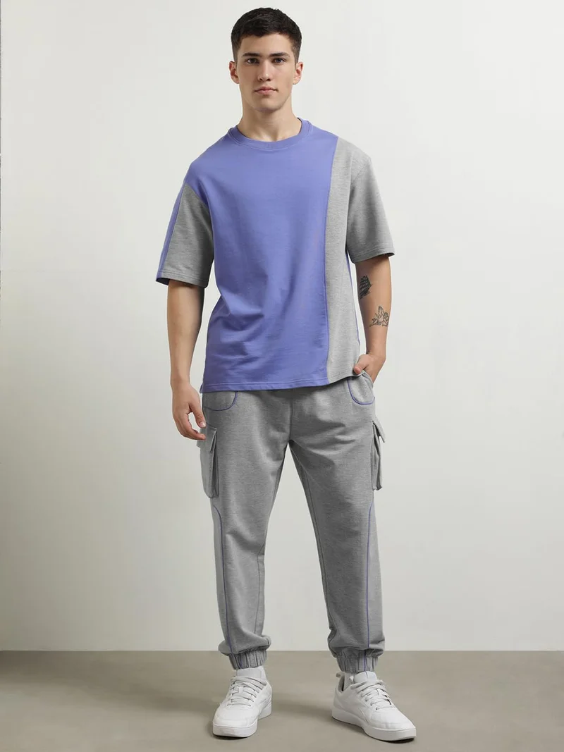 نوبيرو Cotton Blend Oversized Co-Ord Set For Men