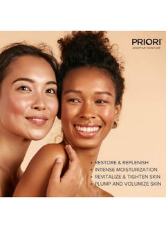 PRIORI Skincare Hydrofill Face Mask For Intense Hydration Aha Lactic Acid Caffeine Vitamin C E A Fragrance Free Skincare Treatment Dermatologist Tested Overnight Sleeping Facial 4 Fl Oz  - Image 4