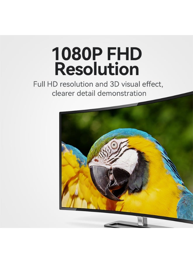 VENTION HDMI Network Cable Extender 50M Gray Aluminum Alloy Type Model # AKGH0-UK - Image 4