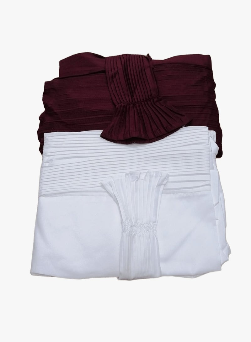 مون 2/شرشف صلاة مرد قطن ناعم ومريح للغاية  يتضمن طرحة ويغطي الجسم بالكامل بمقاس موحد وواسع مناسب لجميع الأجسام - Image 1