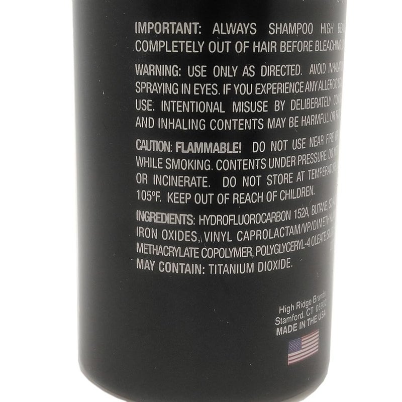 High Beams Color Thickener Temporary Spray-On Hair - Black 2.7 oz (3 pack) - Image 4