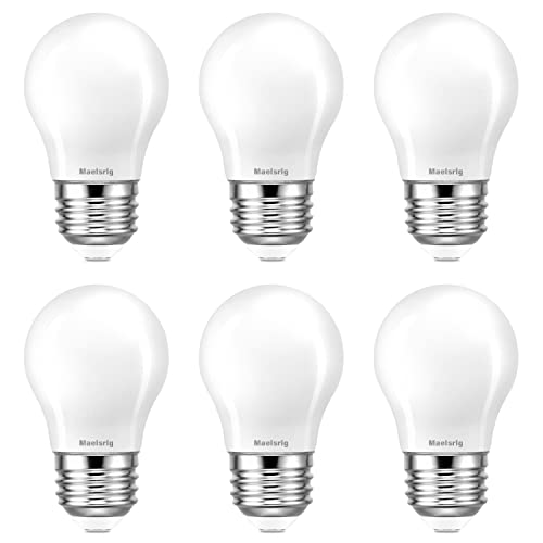 Maelsrlg 25 Watt Light Bulbs Soft White 2700K, Dimmable, 2W 200 Lumen LED Bulb, E26 Medium Base, 120V, A15 Frosted, Pack of 6 - Image 1