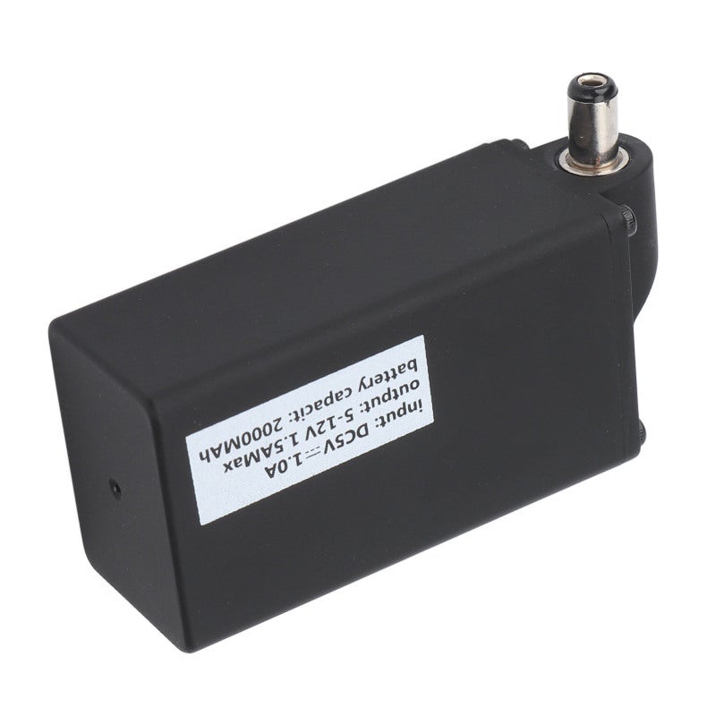 Cordless Tattoo Power Supply: 2000mAh Lithium Battery, 10 Hours Runtime - LCD Display, Real-Time Voltage & Electricity Readout - Portable Design, Easy 0.5V Adjustable Voltage for Professional Tattoo A - Image 4