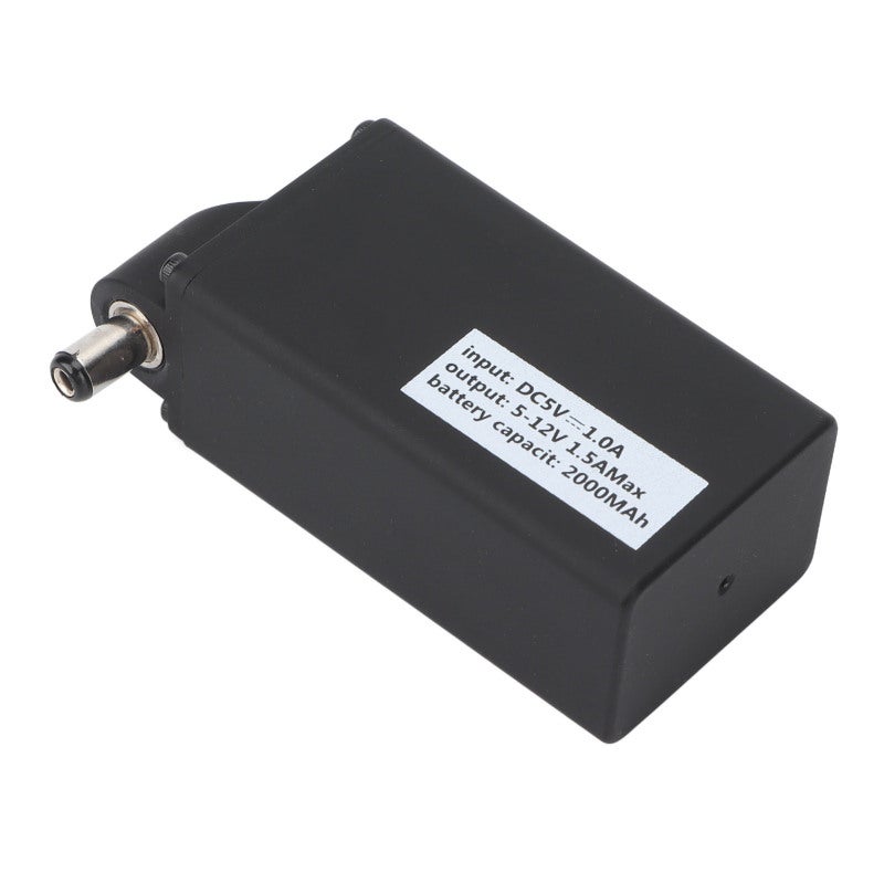 Cordless Tattoo Power Supply: 2000mAh Lithium Battery, 10 Hours Runtime - LCD Display, Real-Time Voltage & Electricity Readout - Portable Design, Easy 0.5V Adjustable Voltage for Professional Tattoo A - Image 3